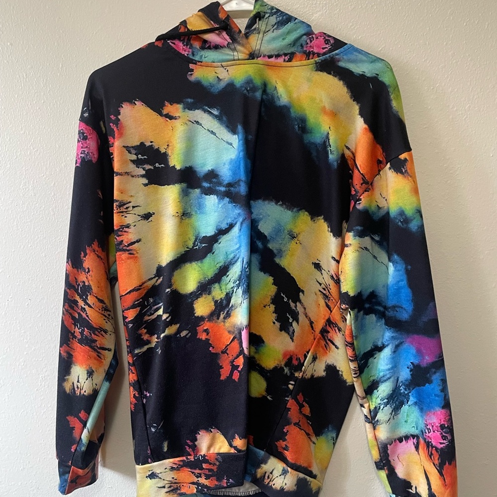 Colorful Tie-Dye Hoodie
